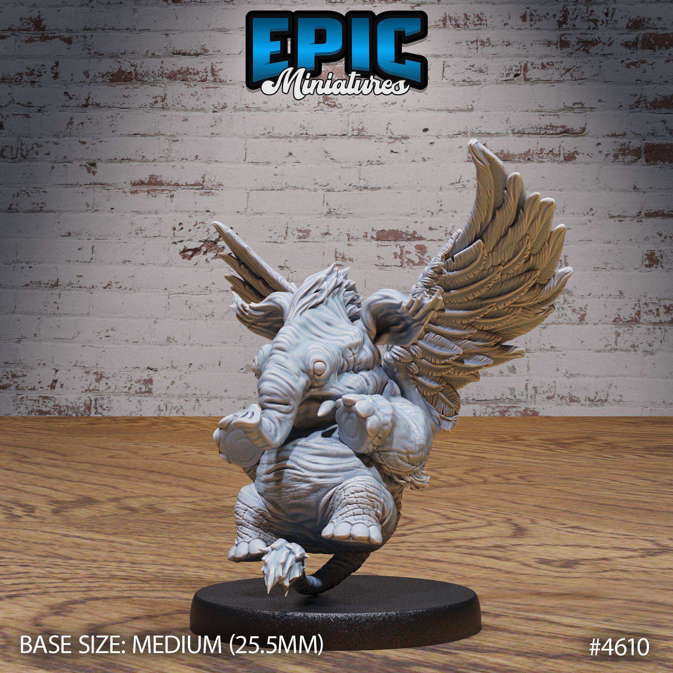 Holyphant / Winged Elephant / Holy Little Flying Animal / Tusked Beast / Tribal Creature / Heavenly Monster / Large Mammalia
